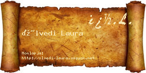 Ölvedi Laura névjegykártya